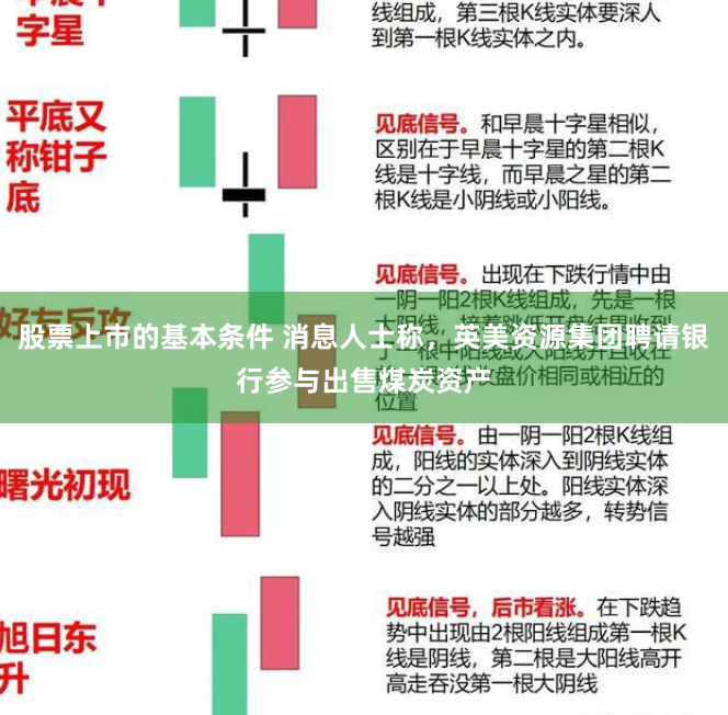 股票上市的基本条件 消息人士称，英美资源集团聘请银行参与出售煤炭资产